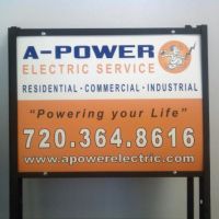 Denver Signs: John Oxford - APower Electric Service 